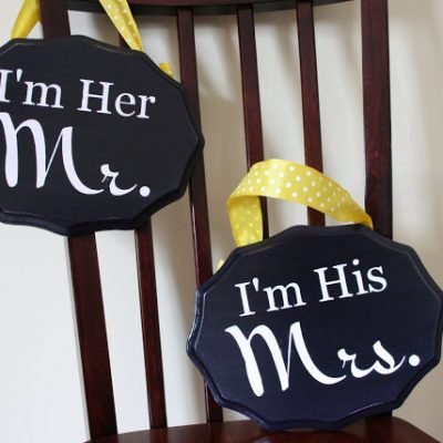 “我是他的太太”Wedding Signs