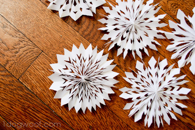 拼花雪花|bw必威一只狗汪汪|#papercrafts #winter #holidays