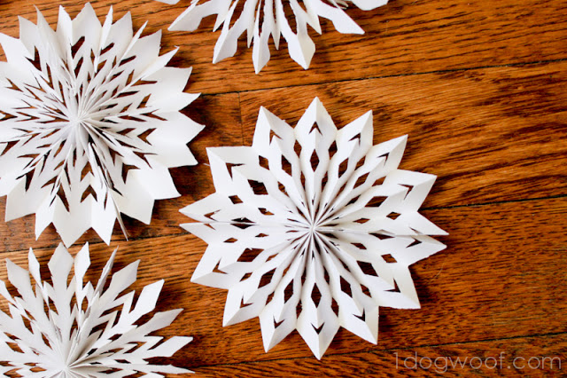 拼花雪花|bw必威一只狗汪汪|#papercrafts #winter #holidays