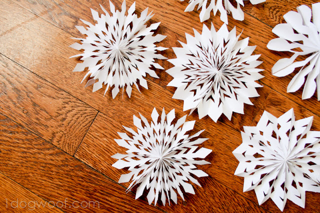 拼花雪花|bw必威一只狗汪汪|#papercrafts #winter #holidays