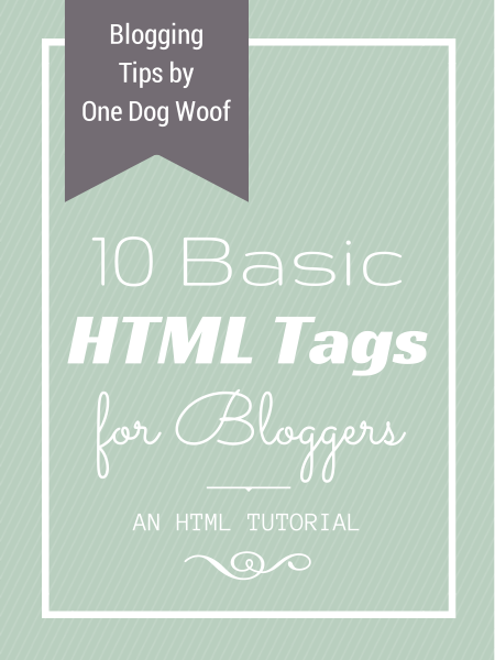 10个基本HTML标签的博客：一站式购物！