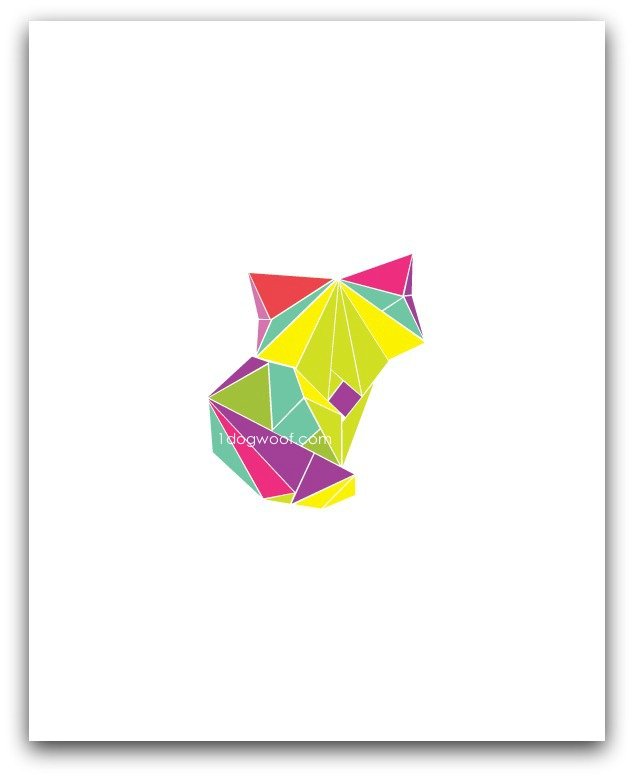 Origami_fox_nursery_print_5x7