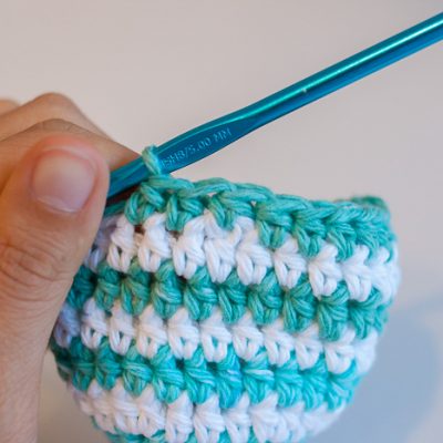 Invisible Half Double Crochet Decrease