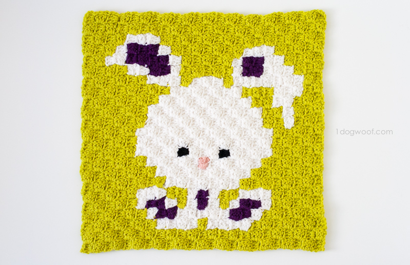 Zoodiacs Bunny Rabbit C2C Crochet Graph