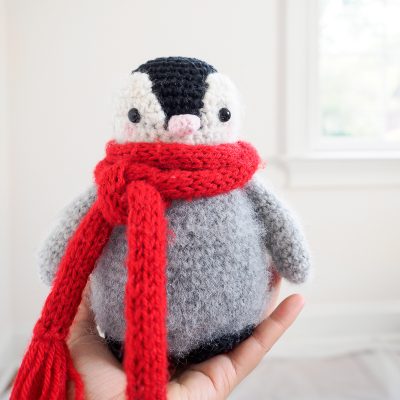 企鹅宝宝阿米古鲁米玩具钩针图案
