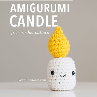 Amigurumi蜡烛钩针图案