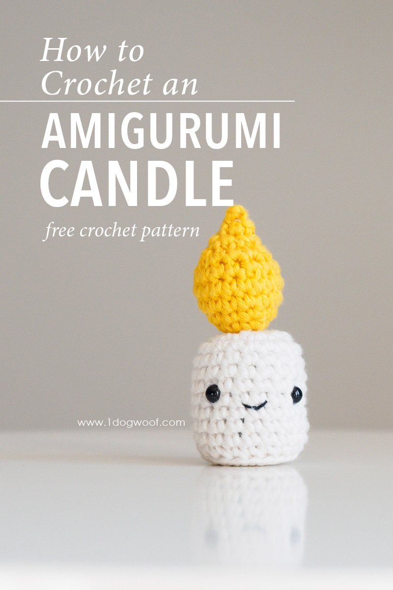 Amigurumi蜡烛钩针图案
