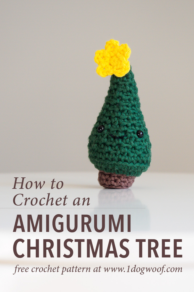 圣诞树Amigurumi钩针编织图案