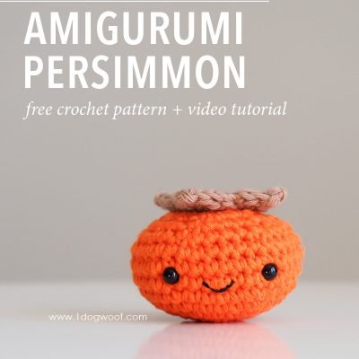 Amigurumi柿子钩针图案