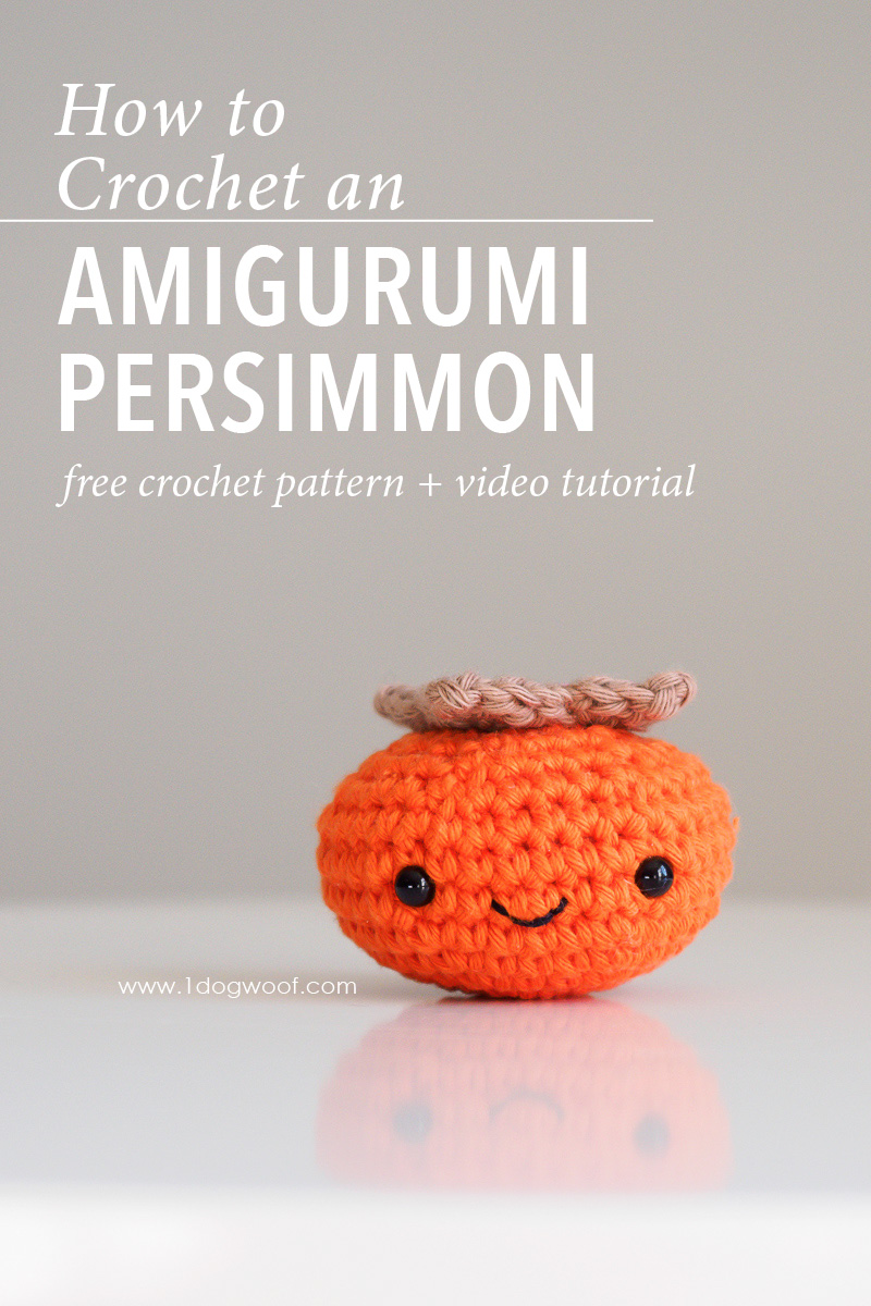 Amigurumi柿子钩针图案