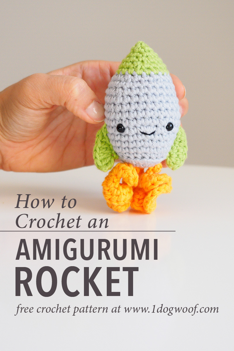 Amigurumi火箭钩针图案