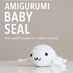 钩针婴儿封印amigurumi