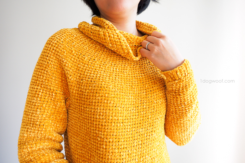 麦萨天鹅绒外套毛衣crochet pattern