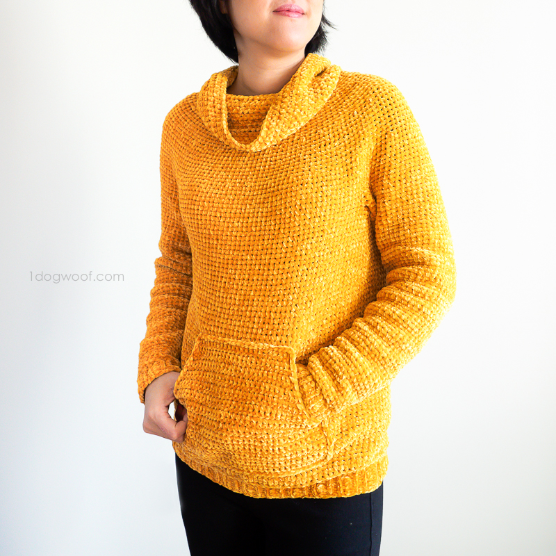 麦萨天鹅绒外套毛衣crochet pattern