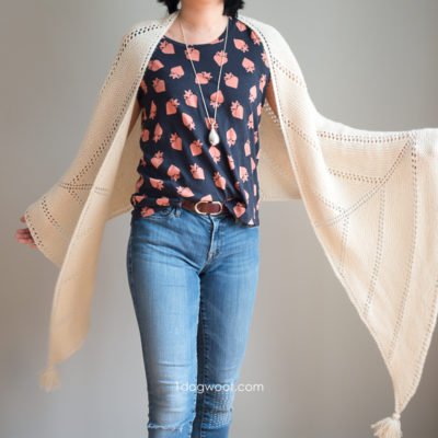 Berkshire Wrap: A Different Kind of Triangle Shawl