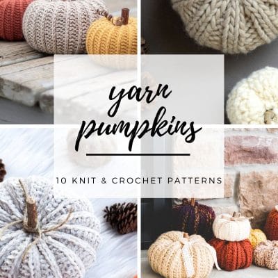 knit and crochet pumpkin patterns collection