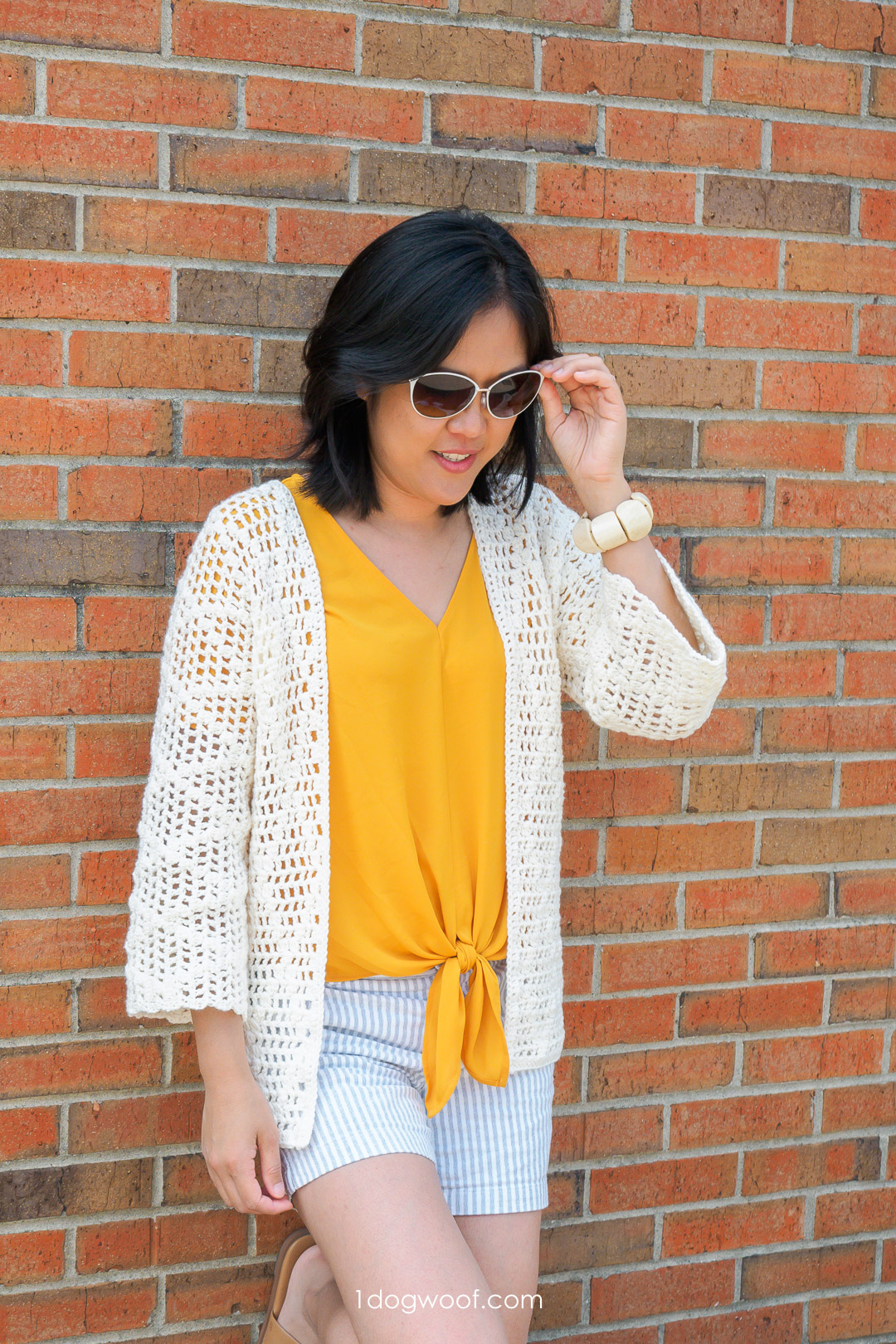 Diamond Clusters Crochet Cardigan