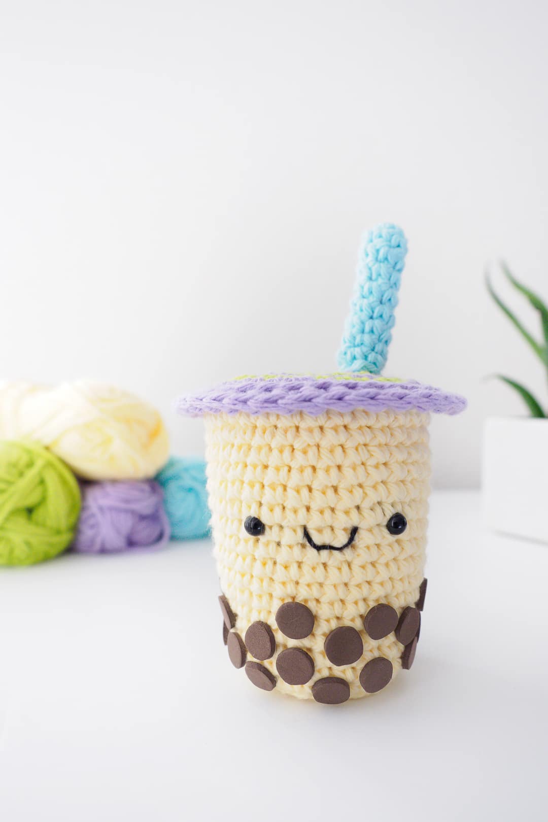 鲍巴牛奶茶amigurumi钩针图案