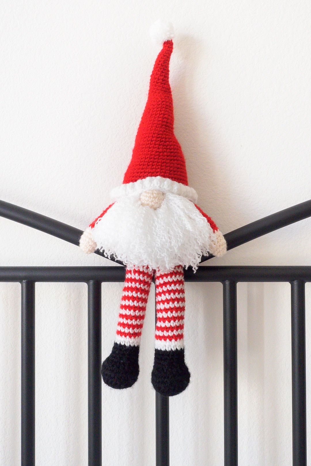 斯堪的纳维亚圣诞老人侏儒手编娃娃